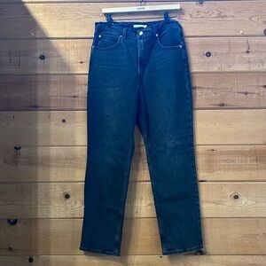 Levi’s 70s high slim straight jeans black